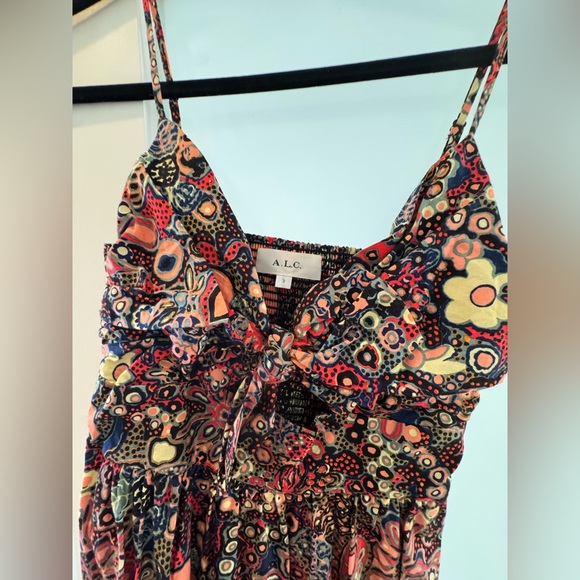 ALC Laura Floral Print Maxi Dress (XS, US 2) - Picture 7 of 8